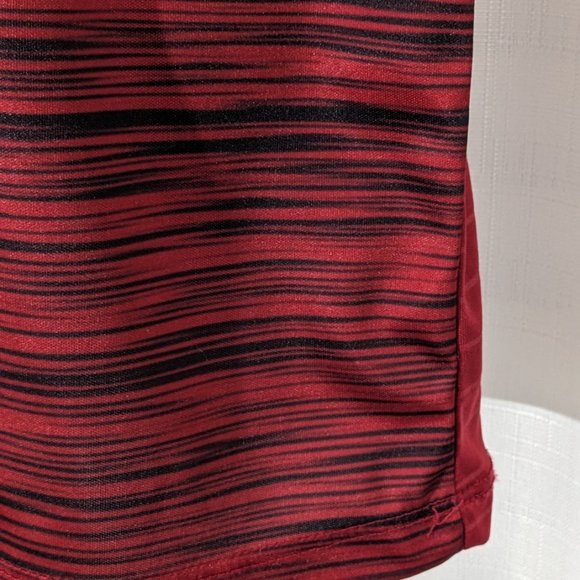 Marvel Cartoon Toon Spiderman Mens Large Shirt Heather Red Short Sleeve Stretch - Picture 4 of 7